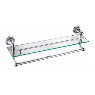 单层置物架带杆